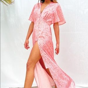 Never Fully Dressed Pink Good News Lindos Dress